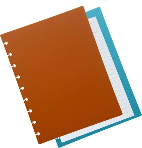 3 Set Letter Discbound Notebook Covers DIY Disc Planner Candy Colors Compatible with Levenger Circa Arc TUL Eagle and Happy Planner(Green,Letter) in Saudi Arabia