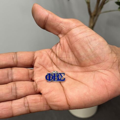 Phi Beta Sigma Lapel Pin Cut Letters Enamel Greek Letters Fraternity Formal Wear Blazer Jacket Sigma (Pin - Small Letters), Small, Bronze in Saudi Arabia