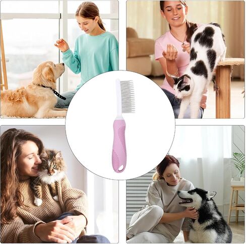 Flea Comb | Flea Comb For Cats | Fine-tooth Flea Comb | Double-sided Flea Comb | Electronic Flea Comb Flea Comb With Handle | Flea Comb With Ergonomic Grip | Flea Comb With Rotating Teeth | Flea Comb in Saudi Arabia
