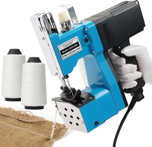 Portable heavy-duty sewing machine, industrial sewing machine, handheld sewing machine, an industrial sewing machine suitable for woven bags, sandbags and non-woven fabrics. in Saudi Arabia