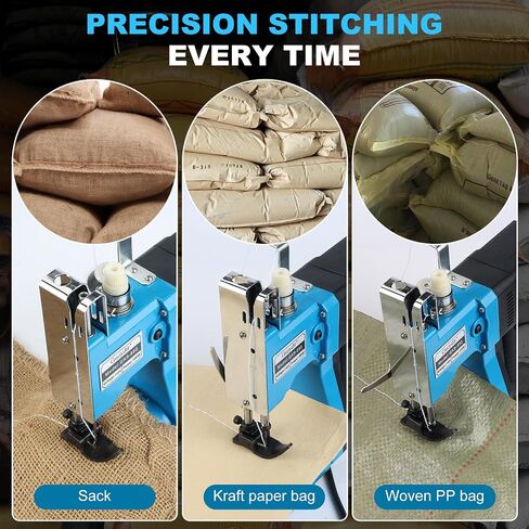 Portable heavy-duty sewing machine, industrial sewing machine, handheld sewing machine, an industrial sewing machine suitable for woven bags, sandbags and non-woven fabrics. in Saudi Arabia