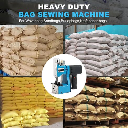 Portable heavy-duty sewing machine, industrial sewing machine, handheld sewing machine, an industrial sewing machine suitable for woven bags, sandbags and non-woven fabrics. in Saudi Arabia