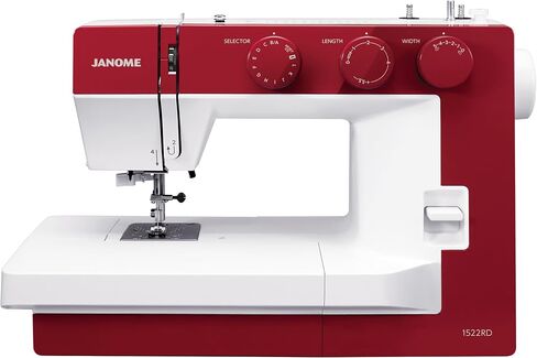 Janome 1522rd Machine - قاعدة خياطة واسعة ، 17 × 11x7.5 بوصة in Saudi Arabia