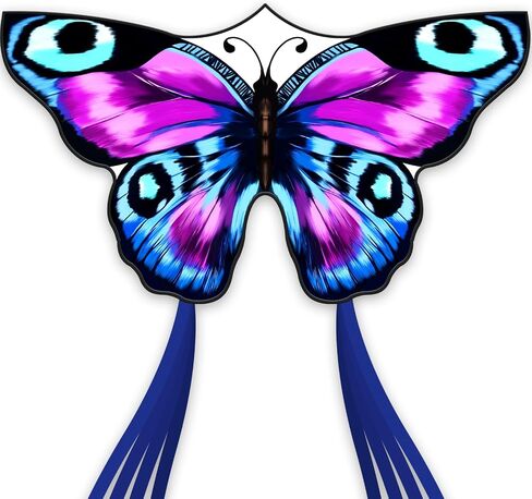 SGftre Colorful Butterfly Kite,Easy to Fly Large Outdoor Kite for Kids & Adults, Beach & Park Toys with Durable Nylon, Family Fun Activities in Saudi Arabia