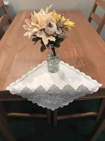 Handmade Crochet Cotton Shelf Doily in Saudi Arabia