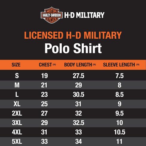 Harley-Davidson Military - Men's Short Sleeve, 3-Button Black Polo Shirt - Overseas Tour | Bar & Shield in Saudi Arabia