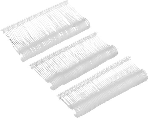 MECCANIXITY J Hook Standard Tagging Fasteners,Plastic Regular,Standard Label Gun Price Tagging Barbs for Garment Price Tag Label Tagging Barbs 15/25/35mm,Pack of 1500 Transparent in Saudi Arabia