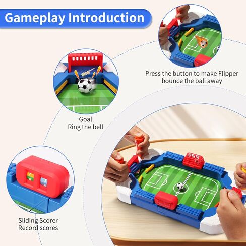 لعبة لوحة كرة القدم Foosball Table للأطفال ، ألعاب كرة القدم المصغرة مجموعة هدايا للألعاب للرياضة العائلية العائلية. in Kuwait
