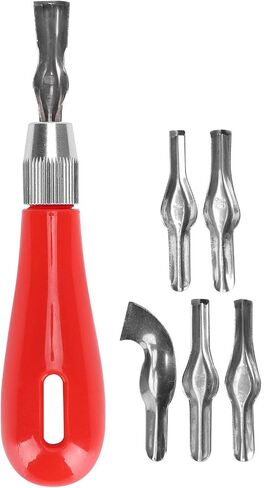 Craft Linoleum Cutter Kit, Rubber Carving Tools Block Stamp Making Set, Printmaking Printing Art Craft with Cutter Tools and Rubber Brayer Roller in Saudi Arabia