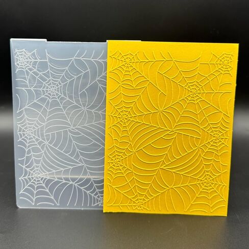 3D Plastic Embossing Folder Template Spider Web Texture A6 Size for Card Making DIY Scrapbooking Paper Crafting Handmade Crafts Scrapbooking Arts Supplies Scrapbook Decor in Saudi Arabia