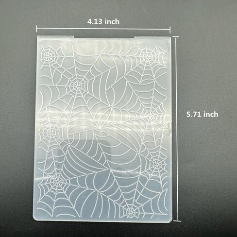 3D Plastic Embossing Folder Template Spider Web Texture A6 Size for Card Making DIY Scrapbooking Paper Crafting Handmade Crafts Scrapbooking Arts Supplies Scrapbook Decor in Saudi Arabia