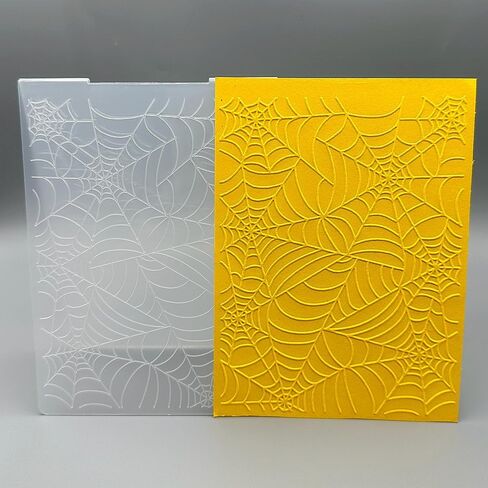 3D Plastic Embossing Folder Template Spider Web Texture A6 Size for Card Making DIY Scrapbooking Paper Crafting Handmade Crafts Scrapbooking Arts Supplies Scrapbook Decor in Saudi Arabia