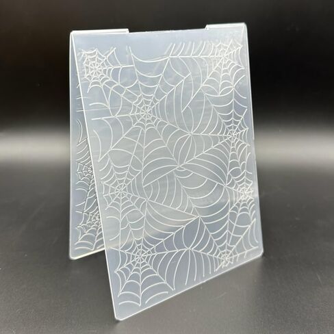 3D Plastic Embossing Folder Template Spider Web Texture A6 Size for Card Making DIY Scrapbooking Paper Crafting Handmade Crafts Scrapbooking Arts Supplies Scrapbook Decor in Saudi Arabia