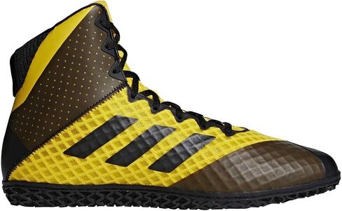 Adidas Men's Mat Wizard 4 Wrestling Shoe, Carbon/Metallic/Black, 9.5 in Saudi Arabia