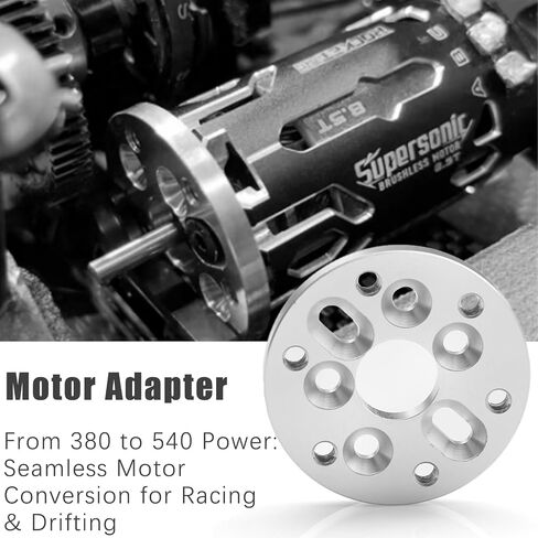 Motor Adapter Bracket for 380/28 to 540/3650 Series Motors, Aluminum 540 Motor Conversion, Fit for Xray Serpent Xpress Ptg lcracing 3racing Sakura RC Racing, Drift, Crawler, Rally, Off-Road Car in Saudi Arabia