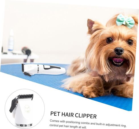 Cordless Cat Shaver Arstretable Pet Pet Clipper للكلاب والقطط منخفضة الضوضاء من نوع التصميم USB شحن لسهولة الاستمالة في المنزل in Kuwait