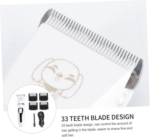 Cordless Cat Shaver Arstretable Pet Pet Clipper للكلاب والقطط منخفضة الضوضاء من نوع التصميم USB شحن لسهولة الاستمالة في المنزل in Kuwait