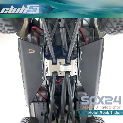 Club 5 Racing Metal Rock Slider for Axial SCX24 Jeep Gladiator JT in Kuwait