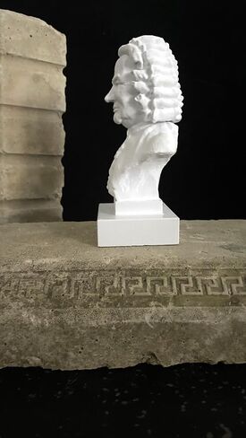 Johann Sebastian Bach Bust Musician Sculpture German Composer Bach Sculpture in Saudi Arabia