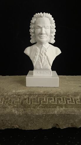 Johann Sebastian Bach Bust Musician Sculpture German Composer Bach Sculpture in Saudi Arabia