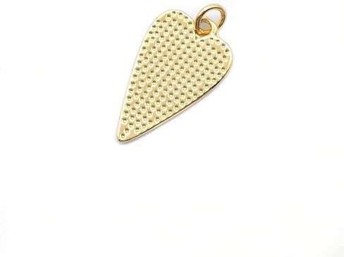 Gold Mother of Pearl Heart Charm in Saudi Arabia