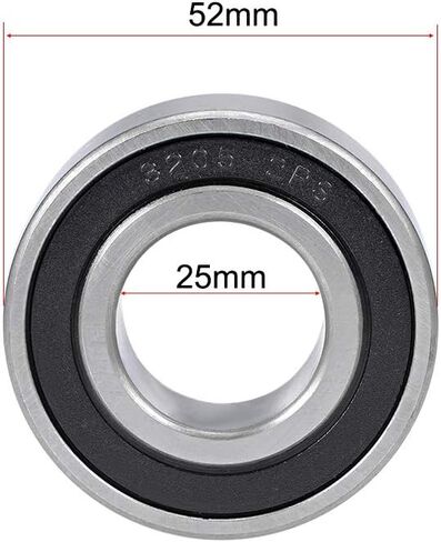 Uxcell 3203-2RS محمل كروي للاتصال الزاوي 17x40x17.5 ملم محامل مختومة 5203-2RS in Kuwait
