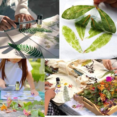 طقم صباغة مصنع Banderi Natural Plant - DIY Fabric Crafts (حقيبة يد/ملابس/ديكور) | نشاط الوالد والطفل المرح in Saudi Arabia