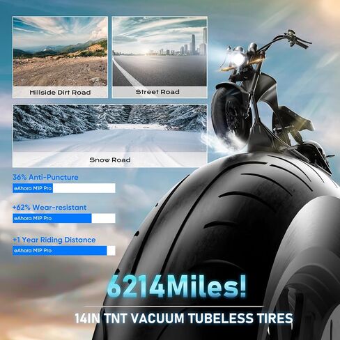Eahora M1P Pro 4000W/2000W 50MPH/37MPH Electric Motorcycle for Adults 60V 42Ah/30Ah Battery 55/40 Miles Long Range 2 Persons Electric Mopeds Full Suspension Adult Electric Motorcycle in Saudi Arabia