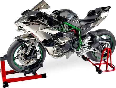 1/6 مقياس H2R سبيكة دراجة نارية Diecast مع الصوت والضوء يتميز براقة عالية رذاذ الانتهاء من إطارات المطاط هدية قابلة للتجميع (طبعة الماس) in Kuwait