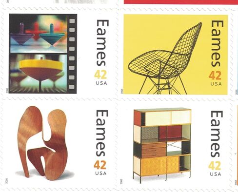 Charles and Ray Eames Collectible Sheet of Sixteen 42 Cent Stamps Scott 4333 By USPS in Saudi Arabia