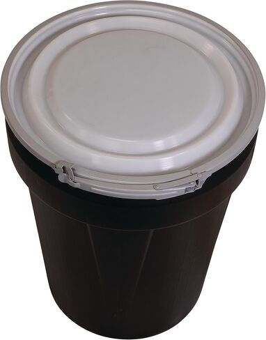 Eagle 20 Gallon Lab Pack Barrel Drum, Plastic Lever-Lock, Yellow, 1623 in Saudi Arabia