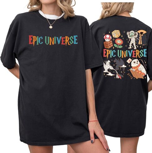 Epic Universe Orlando Florida T-Shirt, Universal Theme Park Souvenir Tee, Vacation Travel Shirt for for Adults, Youth & Toddlers in Saudi Arabia