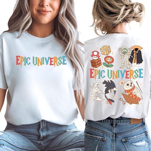 Epic Universe Orlando Florida T-Shirt, Universal Theme Park Souvenir Tee, Vacation Travel Shirt for for Adults, Youth & Toddlers in Saudi Arabia