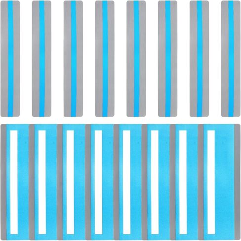 Patikil 16pcs شرائط تسليط الضوء على القراءة الموجهة ، وأحجام 2 من الإشارات المرجعية للتراكب الملونة ، وحكام تتبع القراءة مع شريط شفاف يساعد في عسر القراءة ، الأحمر ، الأحمر in Kuwait