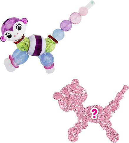 Twisty Petz 2 -Pack Ticklez Monkey - يتضمن 2 petz قابلة للتحصيل: 1 كما ترى ، مفاجأة واحدة! Petz رائعتين ، يتحولون إلى أساور الصداقة. للفتيات 6-12 in Kuwait