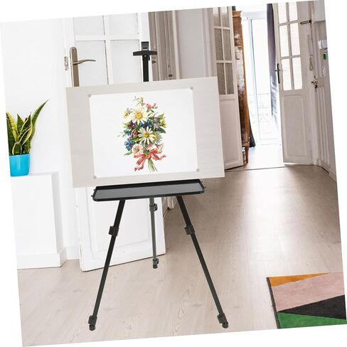 Artibetter Detachable Plastic Easel Tray for Painting Multi Use Storage Plate with Design Lightweight and Durable Compatible with Easel Tripod Racks for Artists in Saudi Arabia