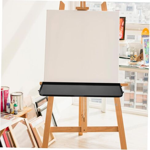 HOMSFOU Detachable Easel Tray Lightweight Storage Tray for Easel Easy to Install Art Supplies Organizer for Painters and Students and Painting Tools Rack in Saudi Arabia