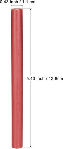 MECCANIXITY Seal Wax Sticks Glue Gun Sealing Round Grape Red for Wax Seal Stamp, Sealing Envelope, Wedding Invitations, Pack of 10 in Saudi Arabia