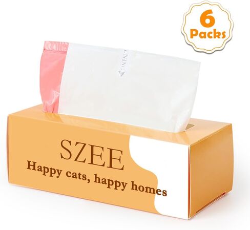 Szee 120 حزمة القمامة الروبوت 4 أكياس النفايات ، خطوط صندوق القمامة الرباط ، أكياس القمامة القط لصندوق القمامة التلقائي in Kuwait