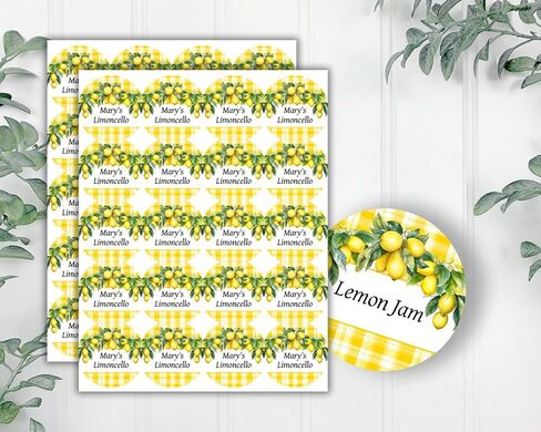 40 canning labels for Mason jar lids, or Ball jar lids, Christmas Lemon Jam, jelly, stickers, labels, tags, Peel and stick, personalized in Saudi Arabia
