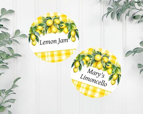 40 canning labels for Mason jar lids, or Ball jar lids, Christmas Lemon Jam, jelly, stickers, labels, tags, Peel and stick, personalized in Saudi Arabia