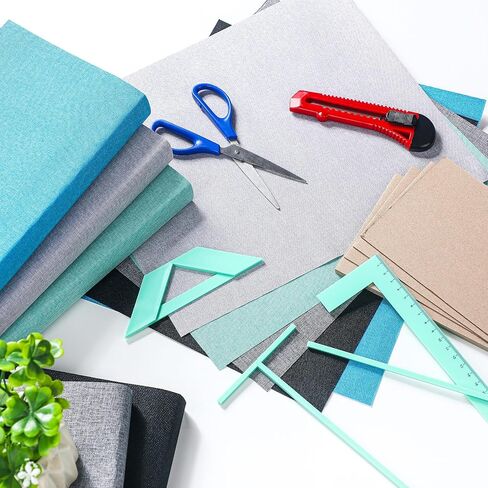 Fuyoooo 34 PCS BOOK BOOK COVER KIT 10 PCS 14 × 12 بوصة للكتاب 20 ورقة صفيحة لوحة 4 in Kuwait