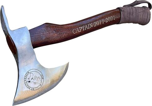 Personalized axe, axe with engraved logo, viking axe, medieval axe, camping, hiking, hunting, men's gifts, iron gift for him, chopping axe, gifts for men, manly iron gifts in Saudi Arabia