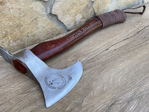 Personalized axe, axe with engraved logo, viking axe, medieval axe, camping, hiking, hunting, men's gifts, iron gift for him, chopping axe, gifts for men, manly iron gifts in Saudi Arabia