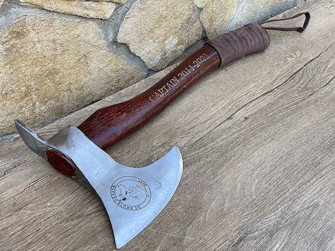 Personalized axe, axe with engraved logo, viking axe, medieval axe, camping, hiking, hunting, men's gifts, iron gift for him, chopping axe, gifts for men, manly iron gifts in Saudi Arabia