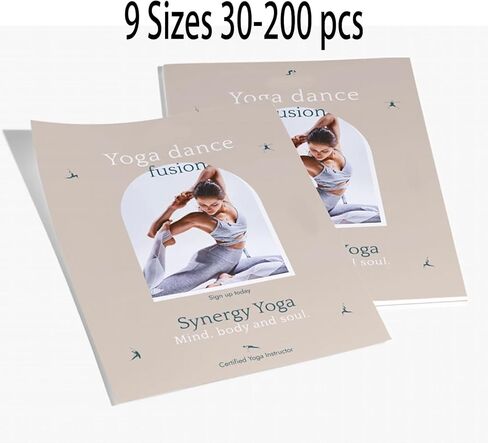 منشورات مخصصة ، منشورات كتيب الأعمال المخصصة للطباعة للأعمال التجارية الصغيرة ، 9 أحجام ، 30-200 جهاز كمبيوتر ، قم بتحميل التصميم الخاص بك. in Kuwait