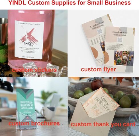 Custom Brochure for Small Busienss, 8.5 * 11 in(Unfolded Size), 30-200 pcs, Upload Your Design in Saudi Arabia
