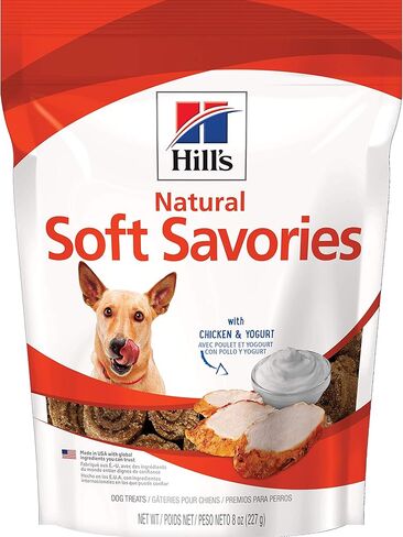 Hill's Natural Soft Savories, All Life Stages, Great Taste, Dog Treats, Peanut Butter & Banana, 8 oz Bag in Kuwait