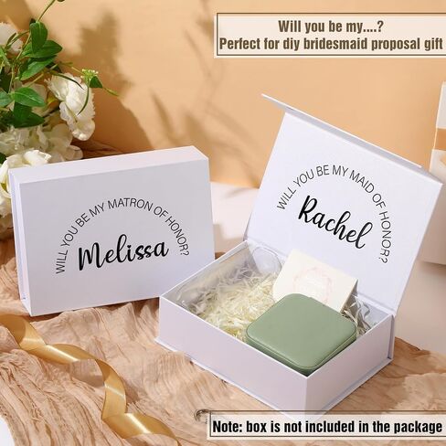 MotiMind 8 Pcs Will You Be My Bridesmaid Groomsman Sticker,Bridesmaid,Black | Personalized Name Decals For Proposal Box, Bridesmaid Groomsman , Waterproof Vinyl For Wedding Bachelorette Party in Saudi Arabia