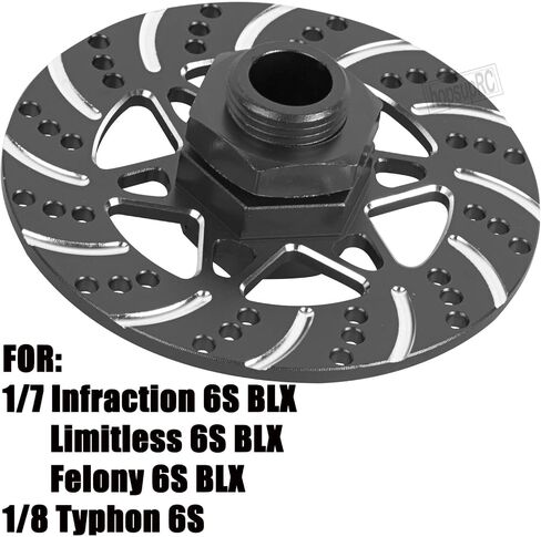 ترقيات قرص الفرامل RC Aluminium جزء ل 1/7 مخالفة 6S BLX ، 6S BLX 6S ، جناية 6S BLX ، 1/8 TYPHON 6S.RED. in Saudi Arabia